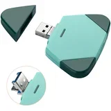 3-v-1 magnetni odklopni čitalec SD/TF kartic za iPhone in iPad Green, (5000282770)