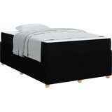  Krevetna konstrukcija Crna 120 x 190 cm tkanina | shoptok.hr