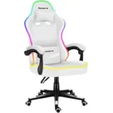 Gaming stolica Force 4.4 rgb white, RGB, Daljinski upravljač, Bijela
