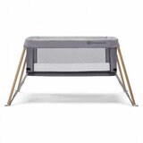 Kinderkraft prenosivi krevetac MOVI Grey&Wood | Eponuda.com