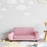  Dječja fotelja ružičasta 70 x 45 x 33 cm baršunasta | Eponuda.com