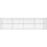  Kućica za pse s pohranom 4 pcs Srebrno 8 x 2 x 2 m Čelik | shoptok.hr