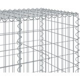  Gabionska košara s poklopcem 400x100x100 cm pocinčano željezo | shoptok.hr