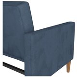 Støraa Modra žametna raztegljiva sedežna garnitura 207 cm Lilly – | Shoptok.si