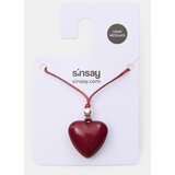 Sinsay Ogrlica s privjeskom u obliku srca | shoptok.hr