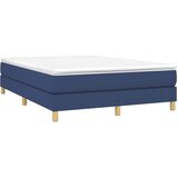  s oprugama i madracem plavi 140 x 190 cm od tkanine | shoptok.hr