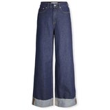 JJXX Noos Tokyo Wide Trousers - Dark Blue Denim Plava Cijene