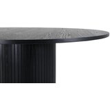 Venture Home Bianca okrugli blagovaonski stol ⌀110 cm, crni | shoptok.hr