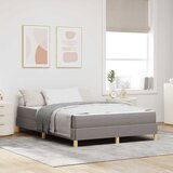 vidaXL Krevet s opruga kutije Taupe, Brown 140 x 190 cm | shoptok.hr