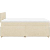  Krevet box spring s madracem krem 120 x 190 cm od tkanine | shoptok.hr