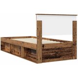  Krevetna konstrukcija Staro drvo 90 x 190 cm Čvrsto borovo drvo | shoptok.hr