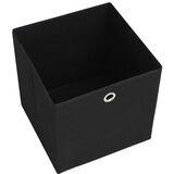  Kutije za pohranu od netkane tkanine 10 kom 28x28x28 cm crne | shoptok.hr