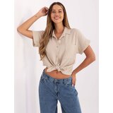 Italy Moda Shirt-MO-KS-53035.95-beige | Shoptok.si
