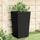 vidaXL Vrtne sadilice 2 kom crne 32 5 x 32 5 x 57 cm od PP-a Cijene