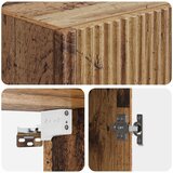  Set ormara 2 pcs Staro drvo 66 x 34,5 x 90 cm Konstruirano drvo | Shoptok.si