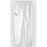 Noos Wow Jogger Kids Hlace white melange