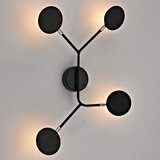 Wofi 446604109000 - led zidno svetlo belize 4xLED/5W/230V 3000K crna | Eponuda.com