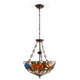  Brilagi - Tiffany vitražni luster na lancu JUNGLE 3xE27/60W/230V prečnik 50 cm | Eponuda.com