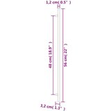  Ručke za ormarić 10 kom brončane 480 mm od nehrđajućeg čelika | shoptok.hr
