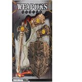 Magic Toys Srednjeveška sekira s ščitom in 2 ščitnikoma za roke 4-delni komplet | Shoptok.si