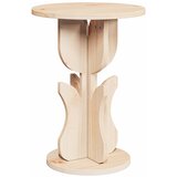  Kava Stol Prirodna 39,5 x 39,5 x 53,5 cm Masivna borovina | shoptok.hr