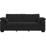  Trosjed Kauč Crni 220x77x82 cm Baršun | Eponuda.ba