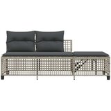  3-dijelni set kutne vrtnih sofa s jastucima od poliratana | shoptok.hr