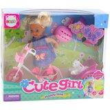  Set bijelih pasa s prikolicom za bicikl za mini lutke | shoptok.hr