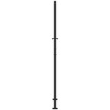  Vrtna vrata crna 100x200 cm dizajn s čeličnim krilom | shoptok.hr