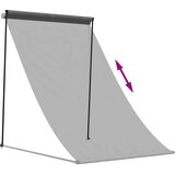 Tenda na uvlačenje antracit 150 x 150 cm od tkanine i čelika | shoptok.hr
