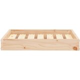 Krevet za pse sivi 61,5x49x9 cm od masivne borovine | Eponuda.com