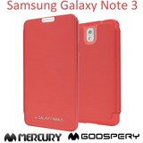  Preklopni ovitek / etui / zaščita Mercury Techno Flip Cover za Samsung Galaxy Note 3 - roza | Shoptok.si
