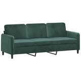  Trosjed s tabureom tamnozeleni 180 cm baršunasti | shoptok.hr