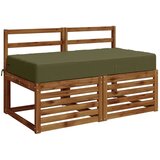  Jastuk za sjedalo SOEST 100% poliester Maslinastozelena - Maslinastozelena 120 x 60 x 15 cm Melange | shoptok.hr