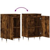 vidaXL Komoda dimljeni hrast 40x35x70 cm inženirski les | Shoptok.si