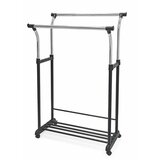 XXXL Mobilno Stojalo Za Obleke Swing 2, Črna, Krom Cene