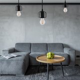 Toolight stropna viseća svjetiljka crna loft APP595-1CP | shoptok.hr
