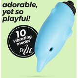 Crushious Mini vibrator - Dolphin, plavi | shoptok.hr
