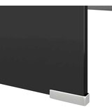  Stalak za TV /Monitor Staklo Crna boja 120x30x13 cm | shoptok.hr