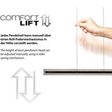 SCHÖNER WOHNEN 11316-18 - led prigušiva viseći luster na sajli lena LED/32W/230V crna | Eponuda.com