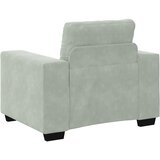 SOFA fotelja svijetlosiva 100x78x80 cm baršun | Shoptok.si