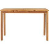  Vrtni blagovaonski stol 120 x 70 x 77 cm od masivne tikovine | shoptok.hr