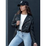 DStreet Kurtka skórzana damska PALIGOR czarna | shoptok.hr