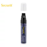 SECURIT Marker z vodoodporno tekočo kredo ®, 15 mm, črn