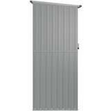  Vrtno spremište sivo 180,5 x 97 x 209,5 cm pocinčani čelik | shoptok.hr