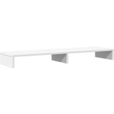 vidaXL Stojalo za zaslon bela 100x27x10 cm inženirski les | Shoptok.si