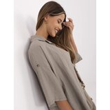 Italy Moda Shirt-MI-KS-6537.74P-dark beige | shoptok.hr