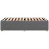  Okvir za krevet bez madraca tamnosivi 90x200 cm od tkanine | shoptok.hr