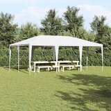 Šator za zabave Bijelo 600 x 400 x 266 cm Polietilen i čelik | shoptok.hr