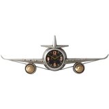  Zidni sat Home ESPRIT zlatan Srebrna Metal Avion Vintage 114 x 11 x 40 cm | shoptok.hr